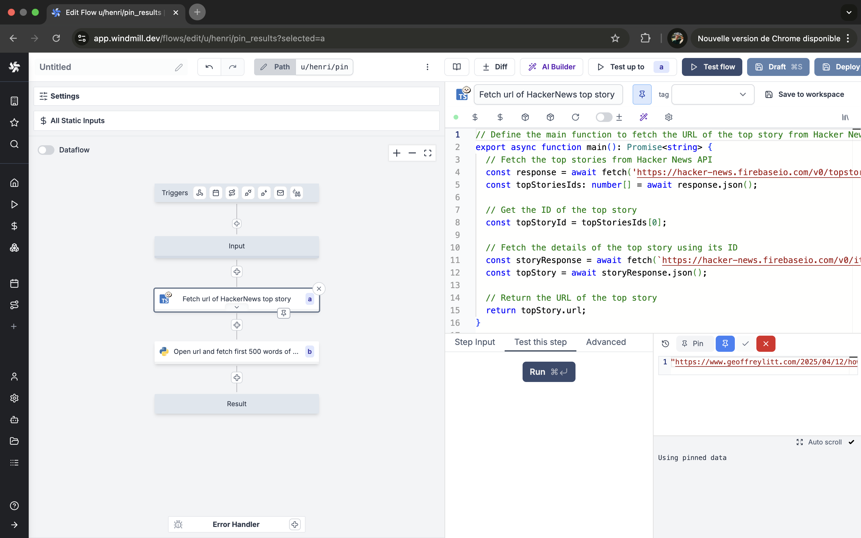 Direct editing Direct editing